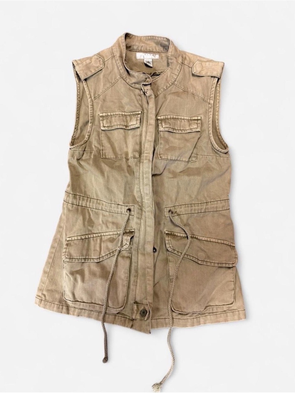 Kenar Sleeveless Women’s Utility Vest in Light Brown